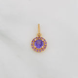 Dije Halo Circulo 1.15 g / 1.05 cm Oro Amarillo 18K