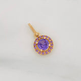 Dije Halo Circulo 1.15 g / 1.05 cm Oro Amarillo 18K
