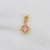 Dije Halo Circulo 1.15 g / 1.05 cm Oro Amarillo 18K