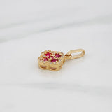 Dije Trébol 1.15 g / 1.8 cm Oro Amarillo 18K