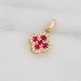 Dije Trebol 1.15 g / 1.8 cm Oro Amarillo 18K