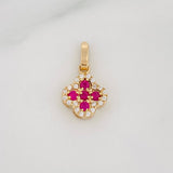 Dije Trebol 1.15 g / 1.8 cm Oro Amarillo 18K