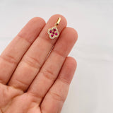 Dije Trebol 1.15 g / 1.8 cm Oro Amarillo 18K