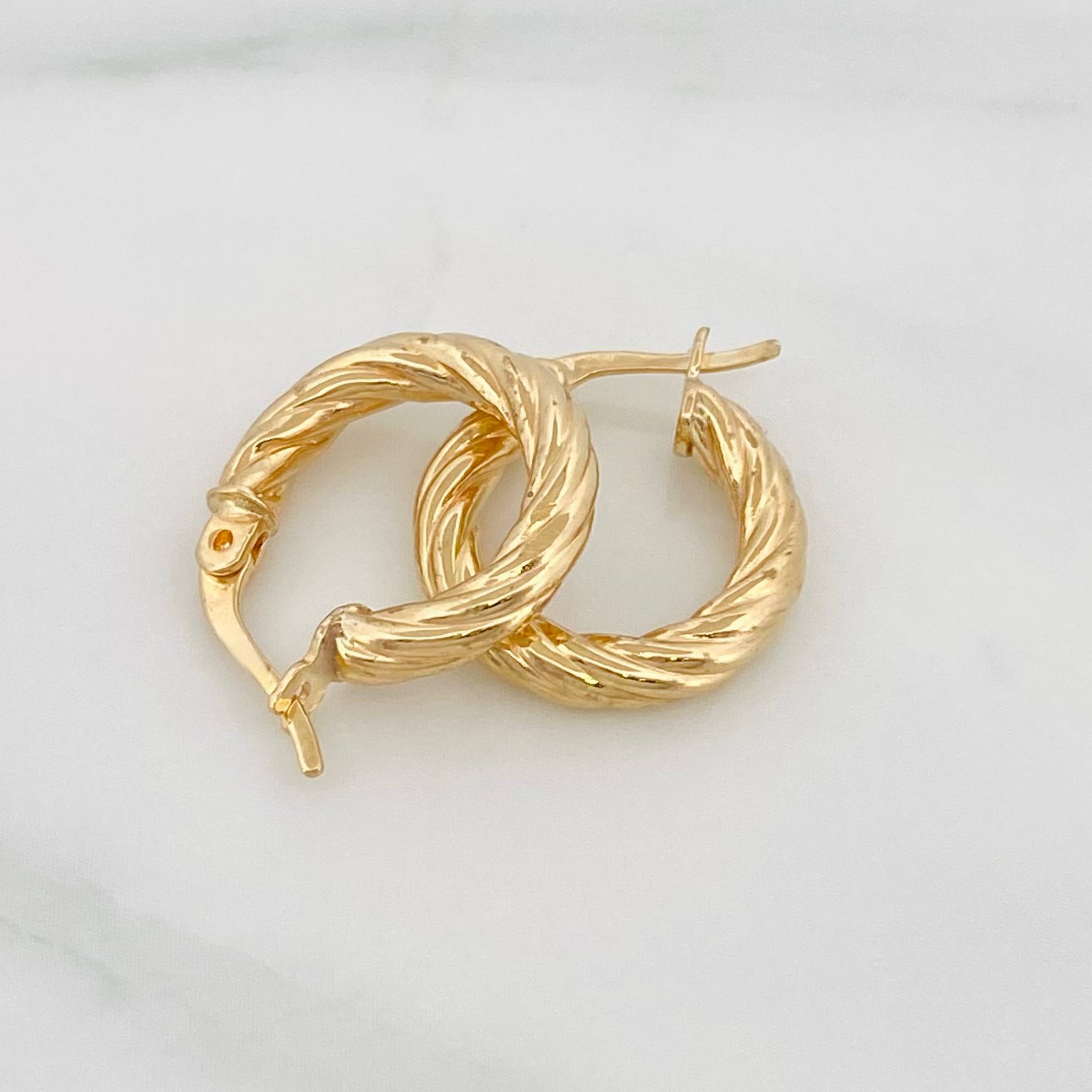 Candongas Mati 1.85 g / 1.7 cm Oro Amarillo 18K