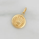 Dije Corona 0.9 g / 2.1 cm Oro Amarillo 18K