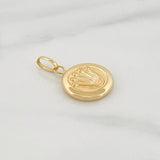 Dije Corona 0.9 g / 2.1 cm Oro Amarillo 18K