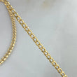 Cadena Cubana  4.15gr / 60cm / 2.15mm Oro Amarillo +0$