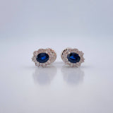 Topos Halo Zafiro 2gr / Oro Blanco 18K &