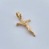 Dije Cruz Cristo 1.3gr / 2.8cm-Oro Amarillo 18K &