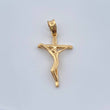 Dije Cruz Cristo 1.3gr / 2.8cm-Oro Amarillo 18K &