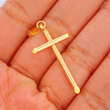 Dije Cruz 1.3gr / 4.1cm-Oro Amarillo 18K &