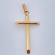Dije Cruz 1.3gr / 4.1cm-Oro Amarillo 18K &