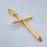 Dije Cruz 1.3gr / 4.1cm-Oro Amarillo 18K &