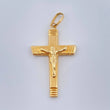 Dije Cruz Cristo 1.55gr / 4cm-Oro Amarillo 18K &
