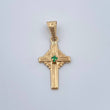 Dije Cruz 0.6gr / 2.4cm-Oro Amarillo 18K &