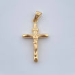 Dije Cruz Cristo 0.7gr / 2.7cm-Oro Amarillo 18K &