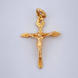 Dije Cruz Cristo 1.3gr / 3cm-Oro Amarillo 18K &