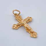 Dije Cruz Cristo 1.65gr / 2.7cm / Oro Amarillo 18K &