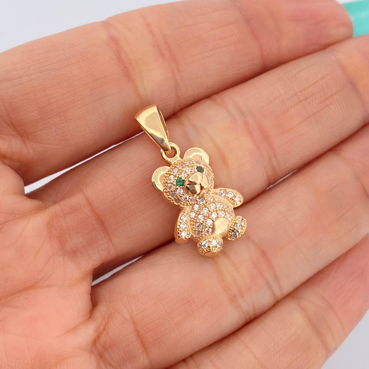 Dije Oso  3.55gr / 2.5cm / Oro Amarillo 18K &