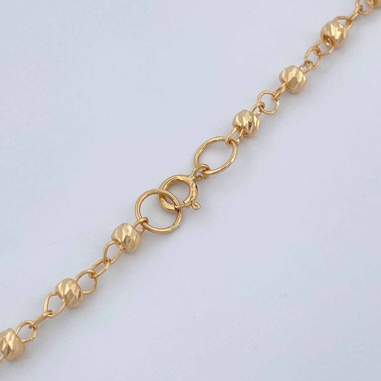 Rosario Virgen Milagrosa 5.75gr / 47cm / 3mm-2mm Oro Amarillo 18K &