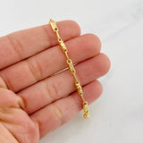Pulso Rustico Tribal 4.05 g / 21 cm / 3.4 mm Oro Amarillo 18K