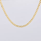Cadena Cubana 4.5g / 60cm / 3mm Oro Amarillo 18K