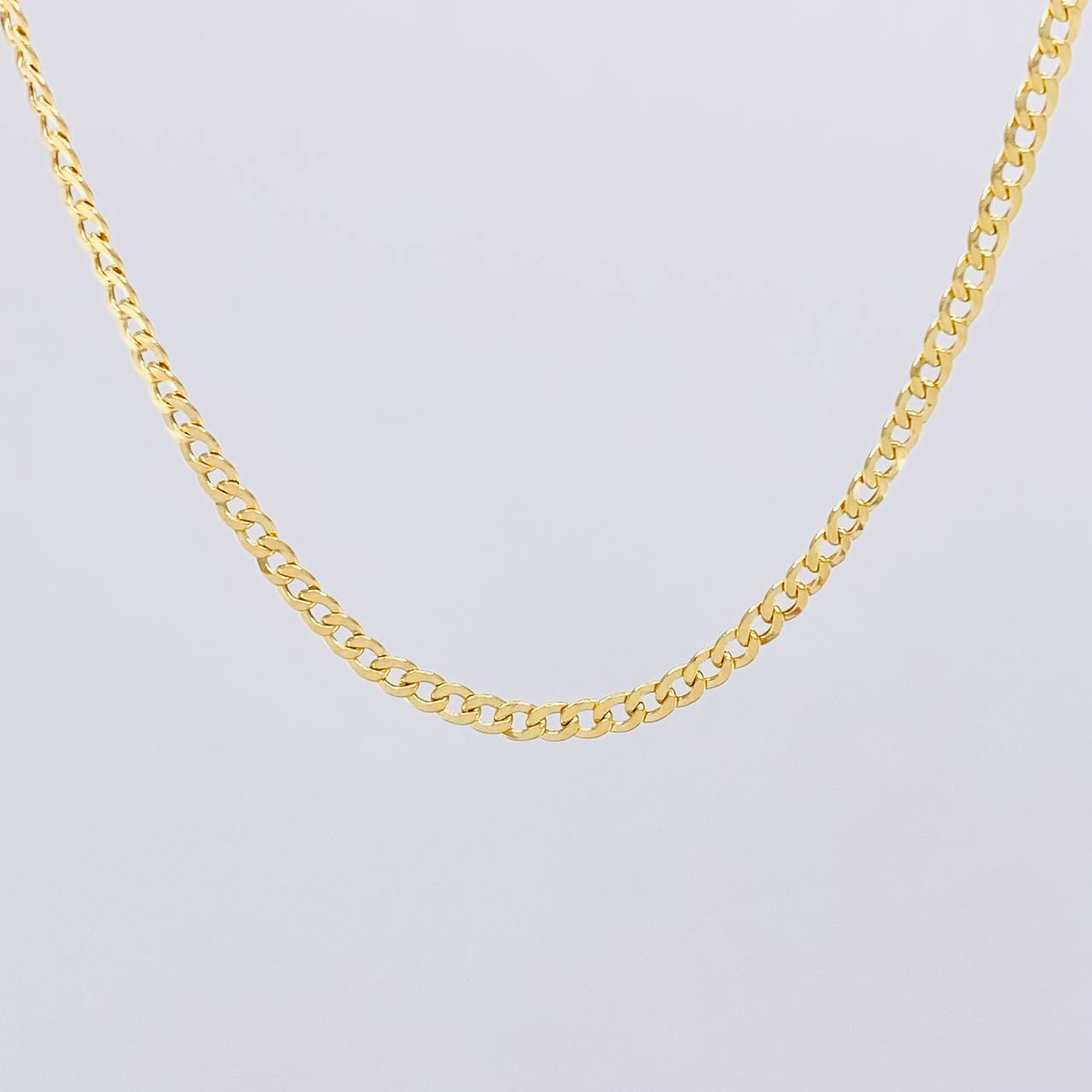 Cadena Cubana 4.65g / 50cm / 2.8mm Oro Amarillo 18K