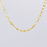 Cadena Cubana 4.65g / 50cm / 2.8mm Oro Amarillo 18K