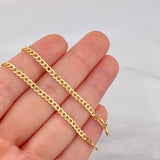 Cadena Cubana 4.55g / 50cm / 2.8mm Oro Amarillo 18K