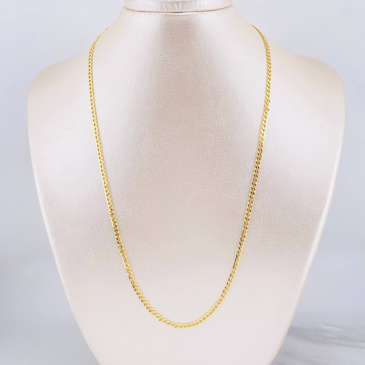 Cadena Cubana 4.65g / 50cm / 2.8mm Oro Amarillo 18K
