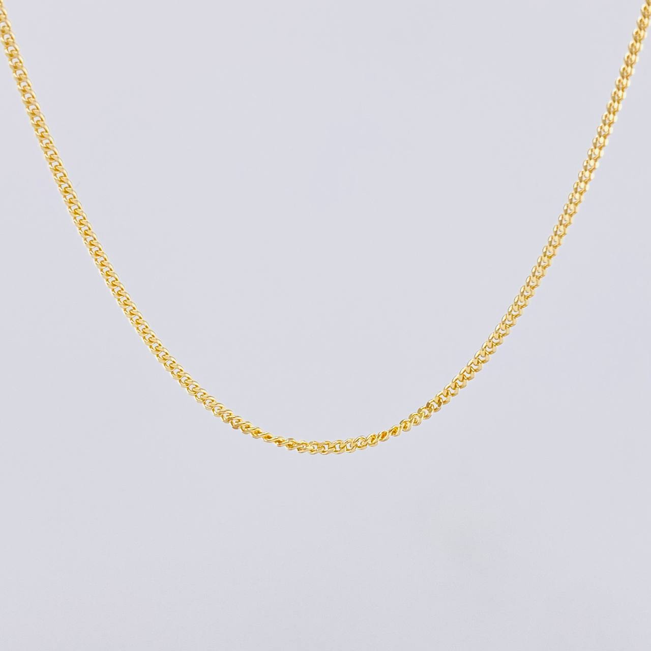 Cadena Mini Cubana 4.75g / 50cm / 1.4mm Oro Amarillo 18K