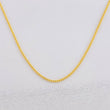 Cadena Mini Cubana 1.75g / 45cm / 0.9mm Oro Amarillo 18K