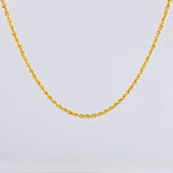 Cadena Lazo 2.15g / 60cm / 1.7mm Oro Amarillo 18K