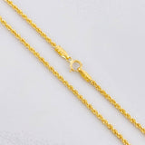 Cadena Lazo 1.45g / 40cm / 1.7mm Oro Amarillo 18K