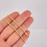 Cadena Lazo 2.15g / 60cm / 1.7mm Oro Amarillo 18K