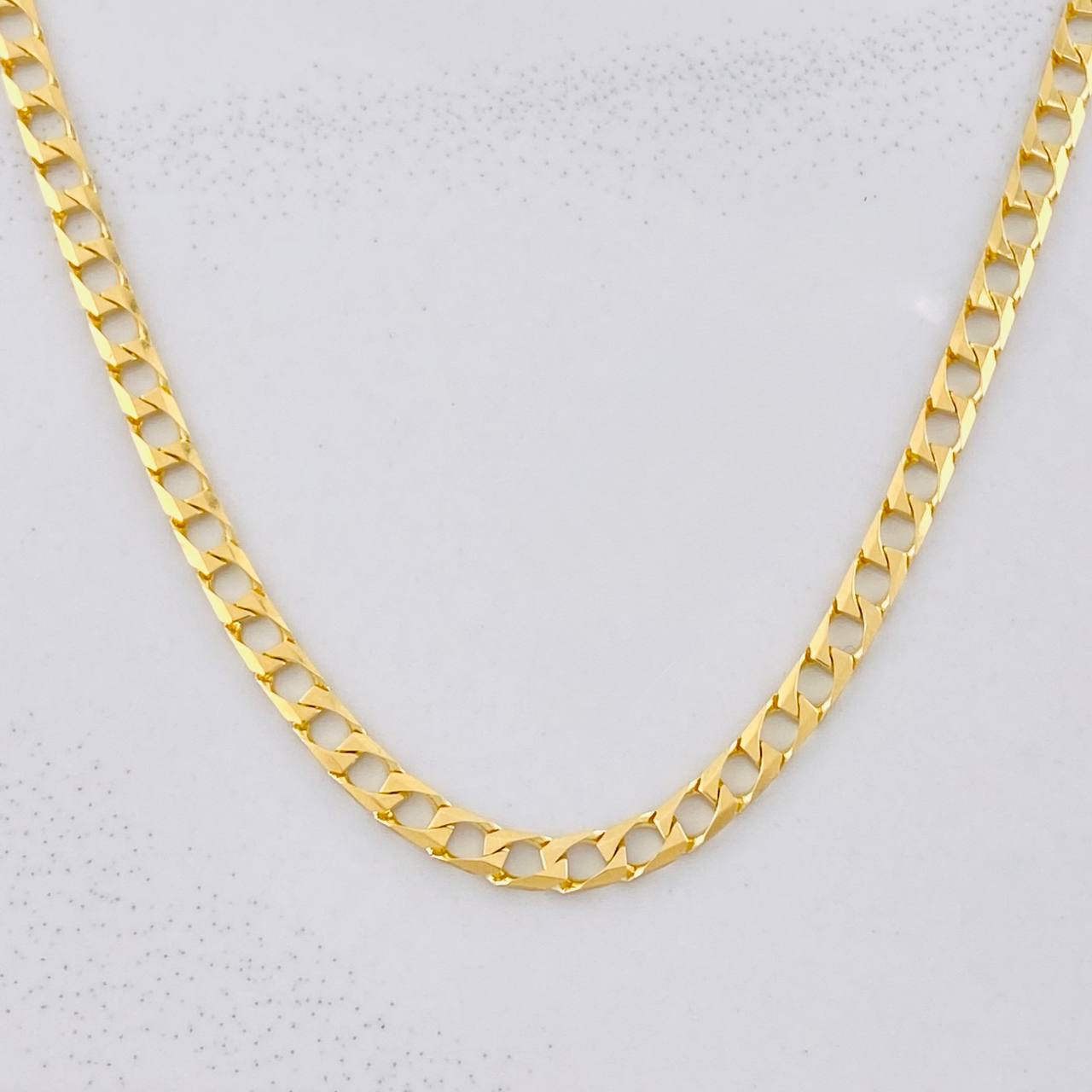 Cadena Panzer 10g / 60cm / 2.8mm Oro Amarillo 18K