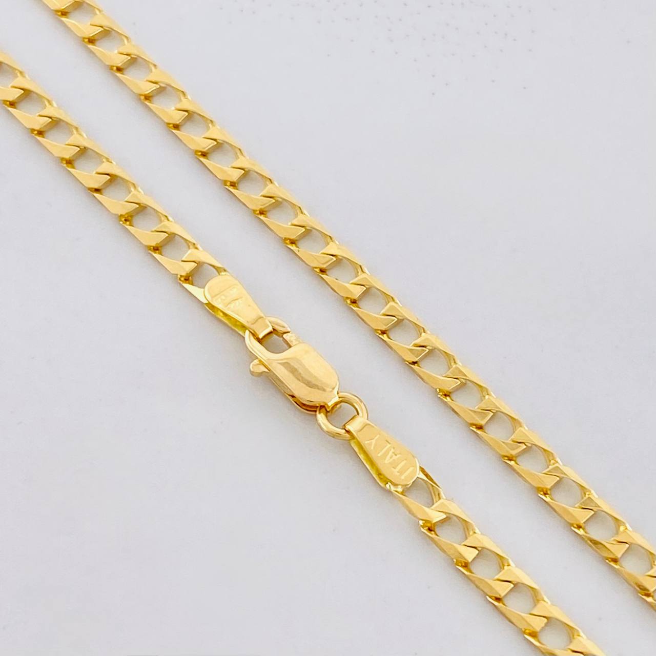 Cadena Panzer 10g / 60cm / 2.8mm Oro Amarillo 18K