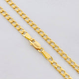Cadena Panzer 10g / 60cm / 2.8mm Oro Amarillo 18K