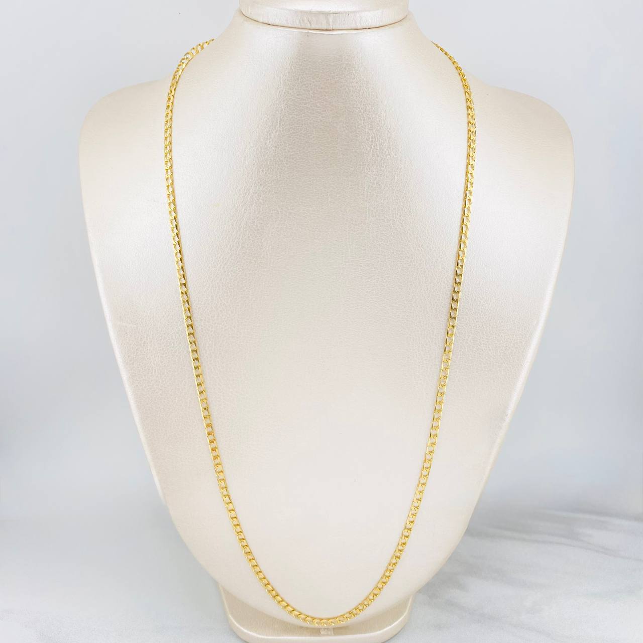 Cadena Panzer 10g / 60cm / 2.8mm Oro Amarillo 18K