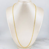 Cadena Panzer 10g / 60cm / 2.8mm Oro Amarillo 18K