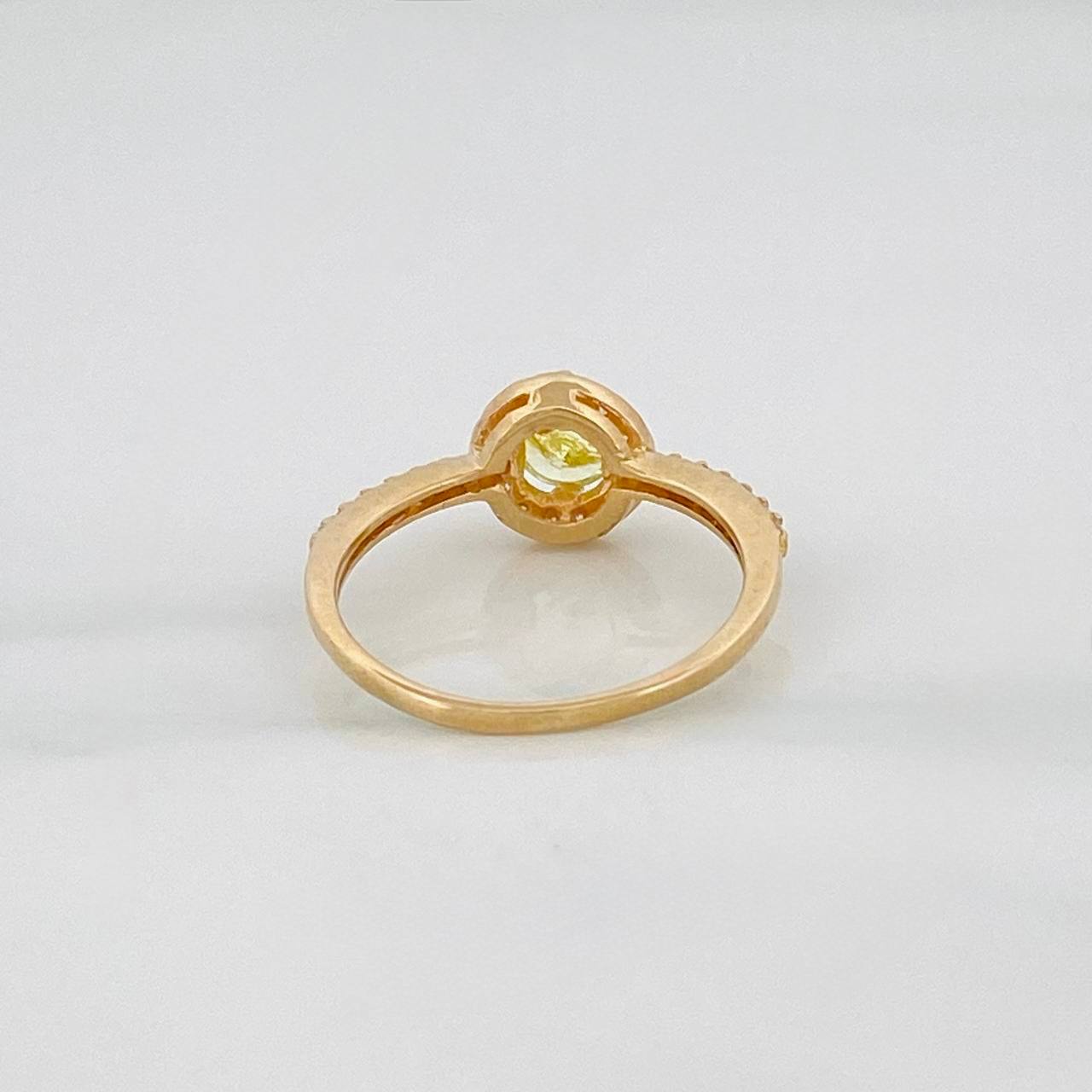 Anillo Flor Churumbela 2.45 g / T7 Oro Amarillo 18K