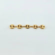 Herraje Retazo GC 5 Eslabones 0.3gr / 2.9cm / 3.3mm Oro Amarillo 18K