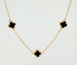 Cadena Trebol Aro Seguido 8.35gr / 40cm / 7mm Oro Amarillo Nac.Esp. 18K