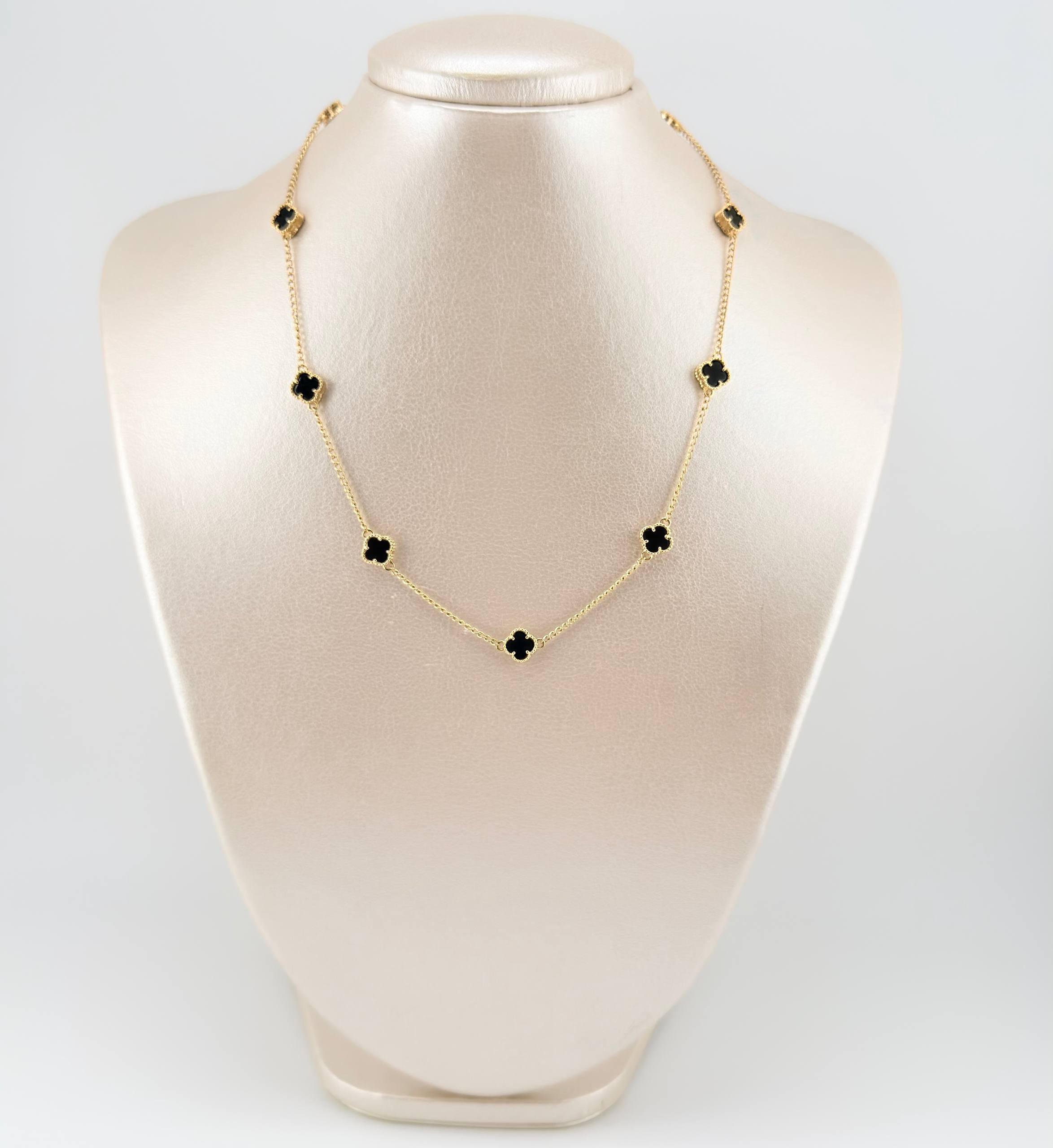 Cadena Trebol Aro Seguido 8.35gr / 40cm / 7mm Oro Amarillo Nac.Esp. 18K