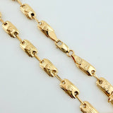 Pulso Rustico Rx 4.25gr / 20cm / 5mm Oro Amarillo 18K