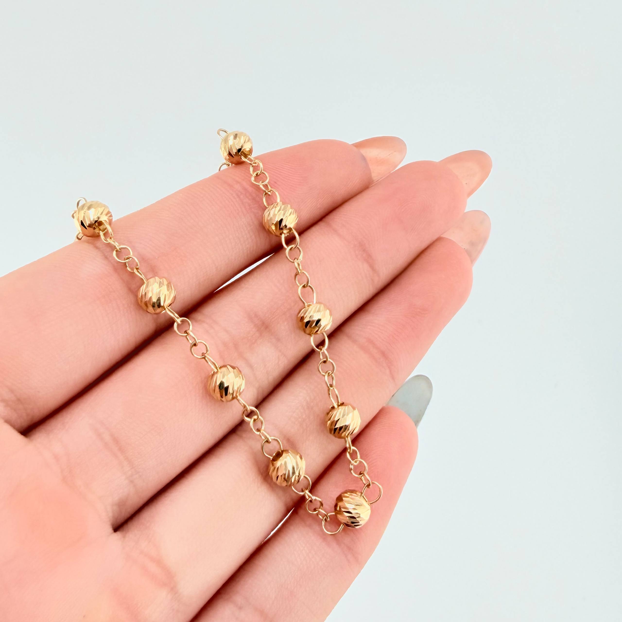 Pulso Tipo Militar 2.85gr / 19cm / 5mm Oro Amarillo 18K