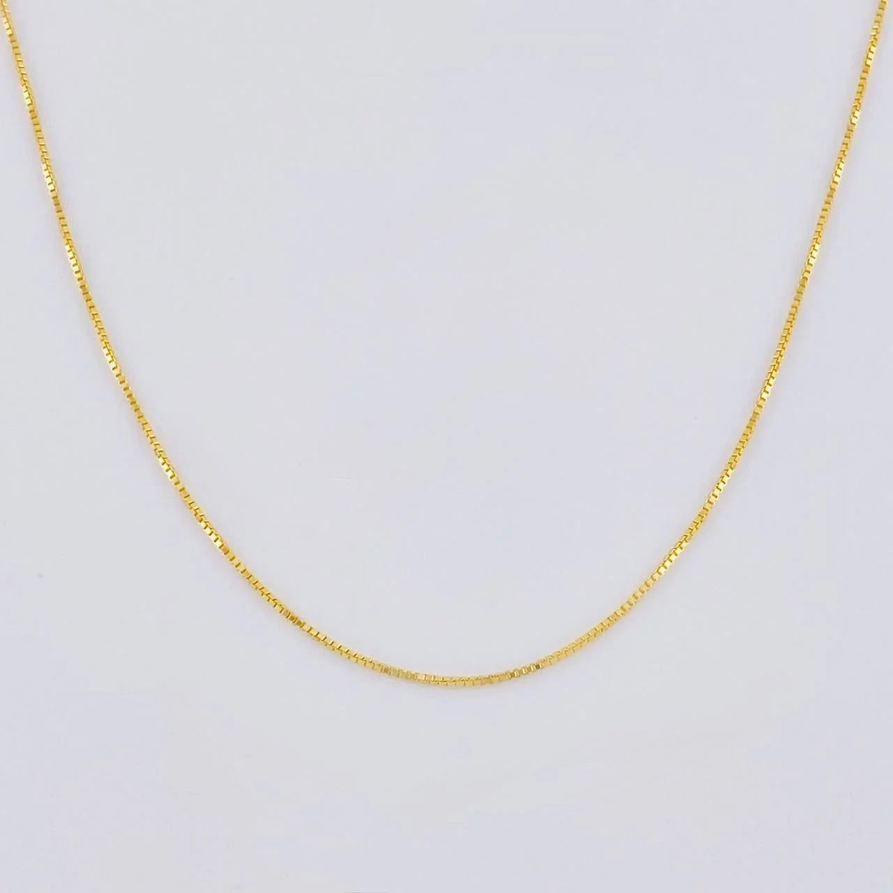 Cadena Veneciana 1.2g / 45cm / 0.7mm Oro Amarillo 18K