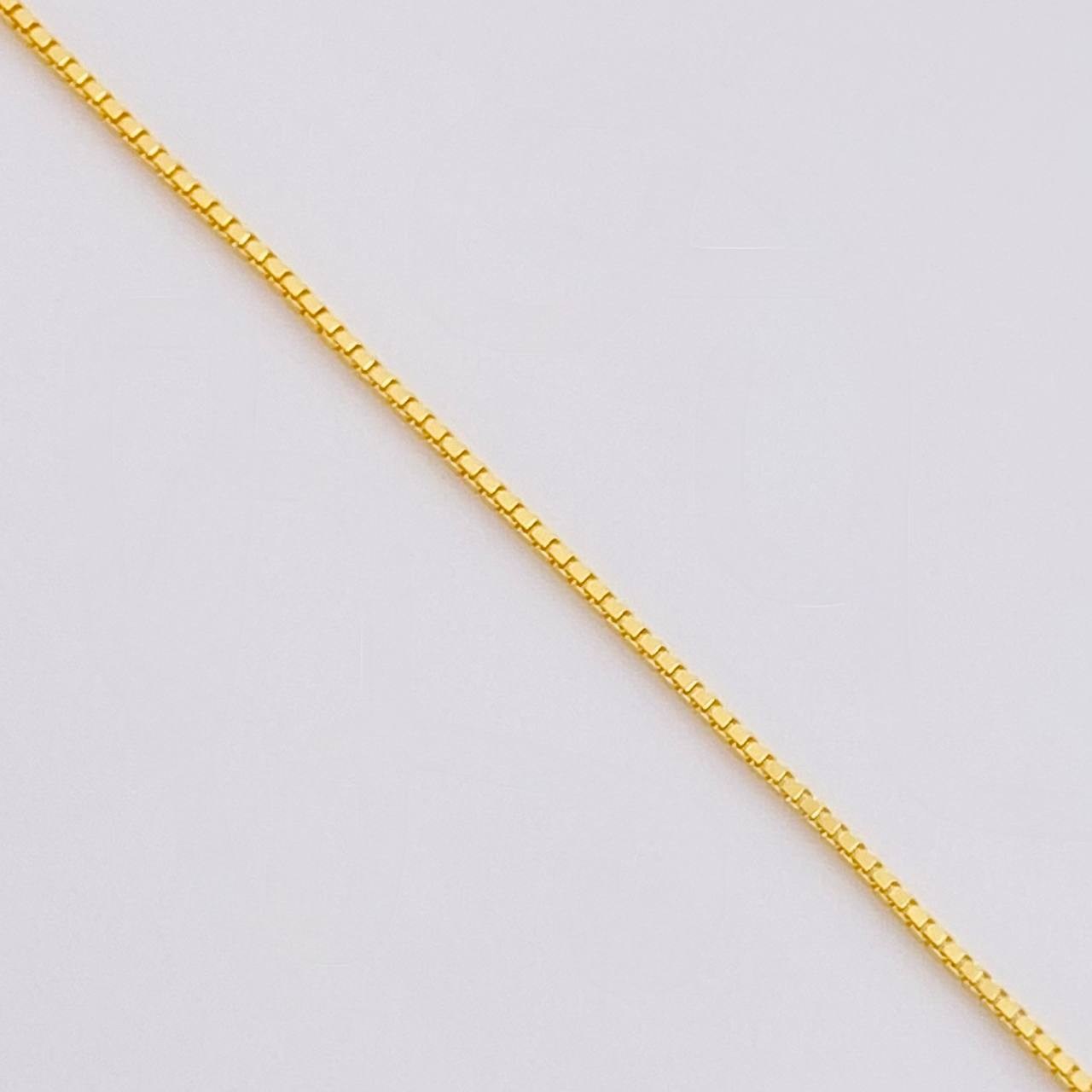 Cadena Veneciana 1g / 50cm / 0.55mm Oro Amarillo 18K