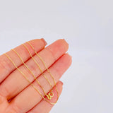Cadena Veneciana 1.65g / 45cm / 1.55mm Oro Amarillo 18K
