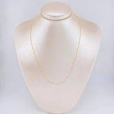 Cadena Veneciana 1.2g / 45cm / 0.7mm Oro Amarillo 18K